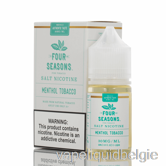 Vape Smaken Menthol Tabakszout - Vier Seizoenen - 30ml 30mg